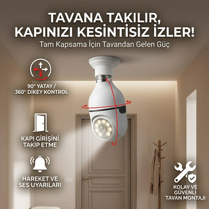 GarajTeknoTR AuraSmart 360° Panoramik Duy Kamera ve Akıllı Güvenlik Sistemi